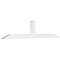 Ekena Millwork Portland Architectural Grade PVC Gable Bracket, 84"W x 17 1/2"H x 4"D x 4"F, 5/12 Pitch GBP084X18X0404POR00 - alternate 1